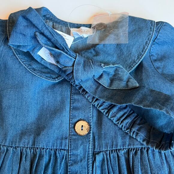 NEW Mud Pie Denim Dress & Headband - Picture 7 of 8